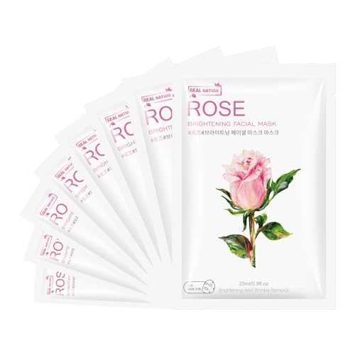 8 Pack Hydrating Facial Sheet Masks for All Skin