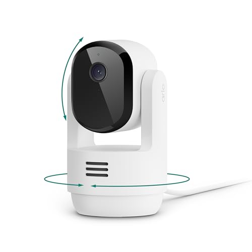 Arlo Essential Indoor 2K Pan Tilt Security Camera