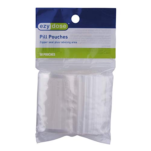 50 Count Disposable Pill and Vitamin Storage Pouches