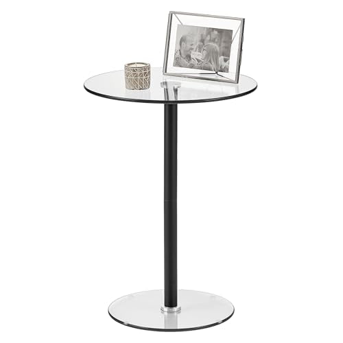 InterDesign Round Pedestal Drink Table