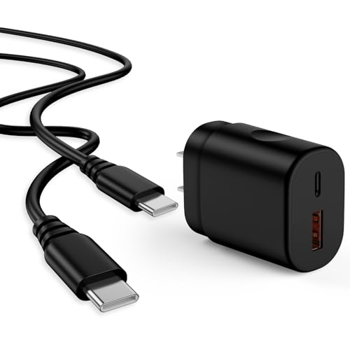 25W Dual Port USB C Fast Phone Charger Block