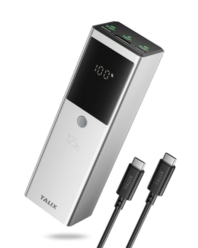 125W 12800mAh Fast Charging Laptop Power Bank