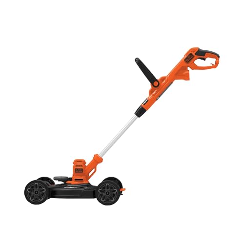 BLACK+DECKER 3-in-1 Lawn Mower Trimmer Edger 12-Inch
