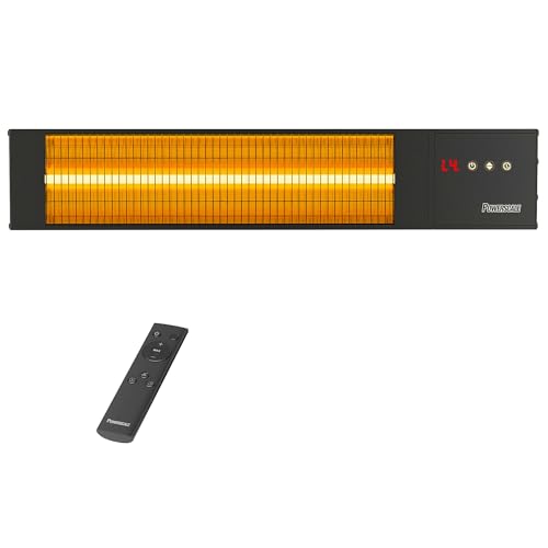 1500W Outdoor Patio Heater with Timer and Memory