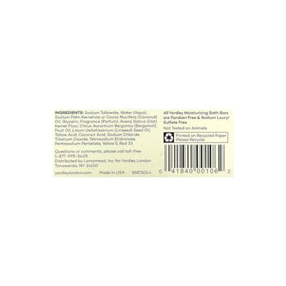 4 Pack Yardley Oatmeal Almond Bar Soap