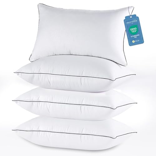 4 Pack Soft Supportive Queen Bed Pillows