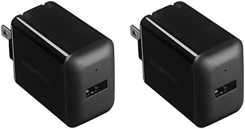 2 Pack Amazon Basics 12W USB Wall Charger