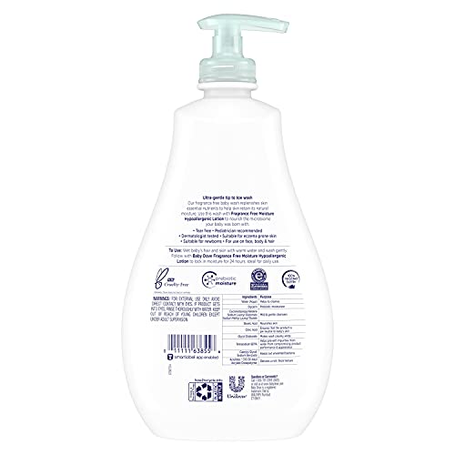 Baby Dove Hypoallergenic Baby Wash, 20 oz
