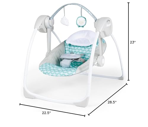 Ingenuity Portable Baby Swing for 0-9 Months
