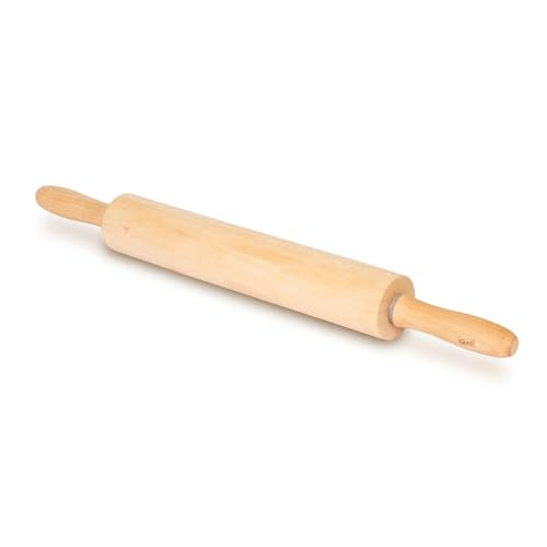 Wood Rolling Pin 17.5 Inch Heavy Duty Dough Roller
