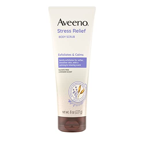 Aveeno Stress Relief Exfoliating Body Scrub, 8 fl oz