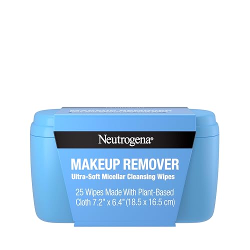 25 Count Neutrogena Makeup Remover Face Wipes Towelettes