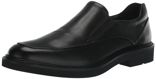 ECCO Men’s Leather Apron Toe Slip-On Loafers
