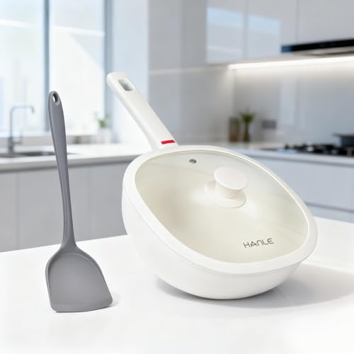 3.2 Quart Nonstick Ceramic Saute Pan with Lid