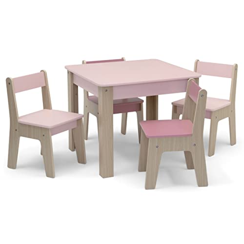 Delta Children Kids Table and Chair Set - Blush