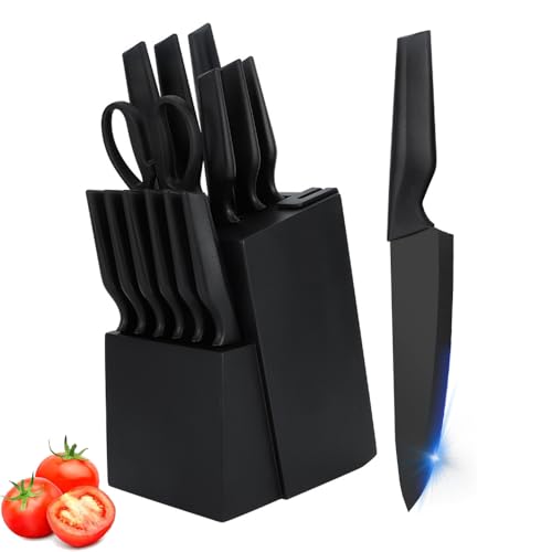 14 Piece Self Sharpening Kitchen Knife Block Set