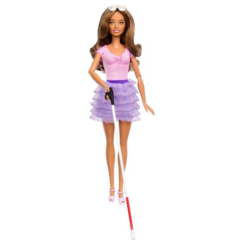 Barbie Fashionistas Blind Doll with Cane and Sunglasses