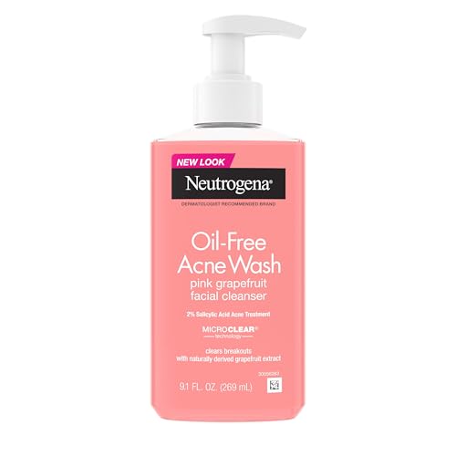 Neutrogena Oil-Free Acne Face Wash Cleanser 9.1 oz