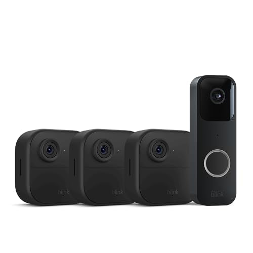Blink Video Doorbell & 3 Security Cameras Set