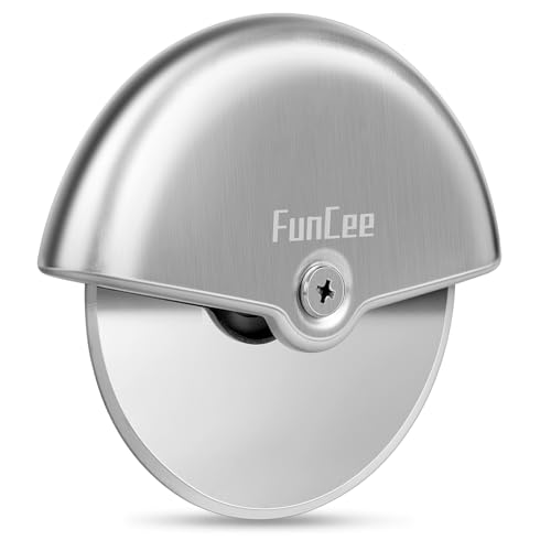 Stainless Steel Pizza Cutter Wheel with Ergonomic Handle