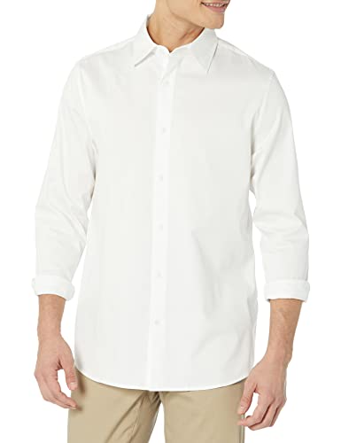 Amazon Essentials Men's Wrinkle Resistant Stretch Dress Shirt