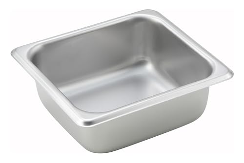 Winco 1/6 Size Stainless Steel Steam Table Pan