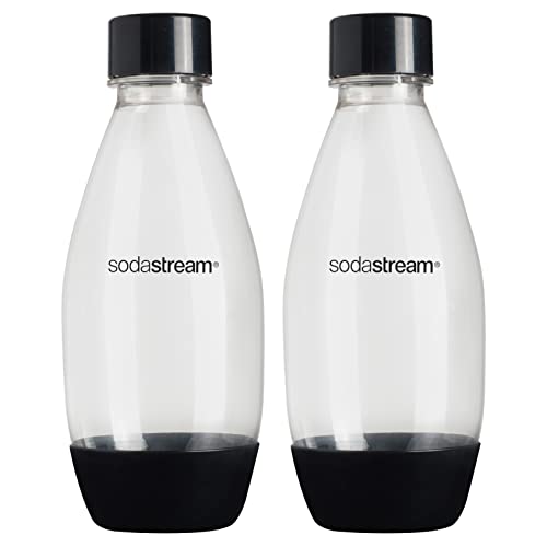 2 Pack SodaStream 0.5L Dishwasher Safe Slim Bottles