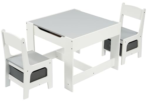 Elevon Kids Wooden Activity Table and Chairs Set