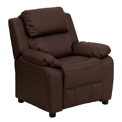 Flash Furniture Kids Recliner with Storage Arms