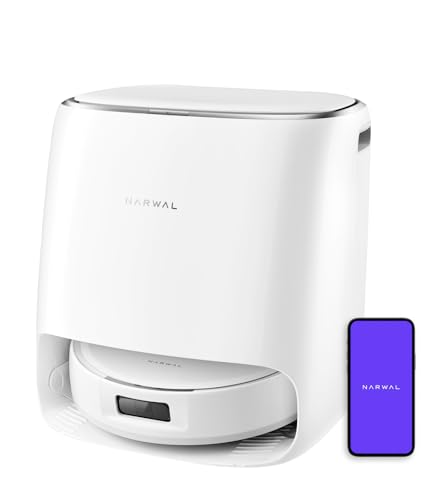 NARWAL Robot Vacuum Mop Combo, Self-Emptying, 8500Pa
