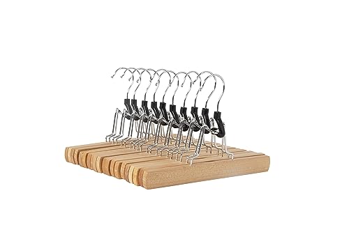120 Pack Amazon Basics Wooden Pants Hangers