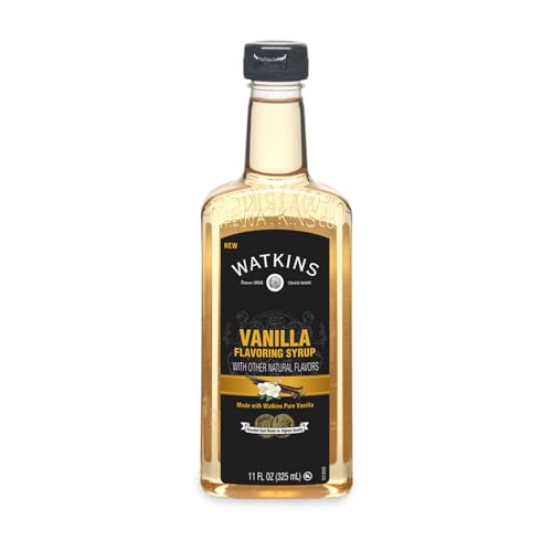 Watkins Vanilla Coffee Flavoring Syrup 11 Ounce