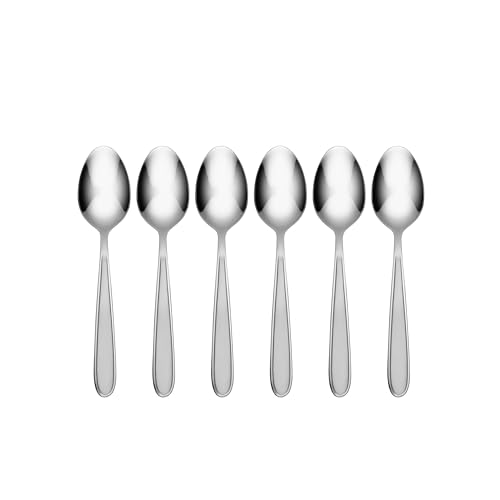 6 Pack Oneida Jordan Sandblasted Teaspoons