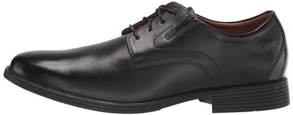 Clarks Black Leather Oxford Shoes for Men