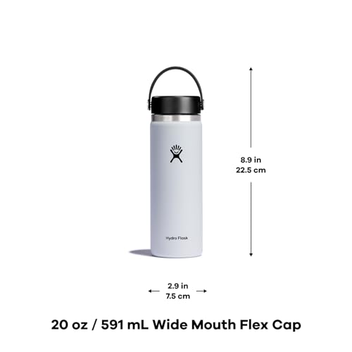 Hydro Flask Wide Flex Cap Black 20 Oz