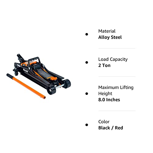 Pro-LifT PL2920 2 Ton Floor Jack - Car Hydraulic Trolley Jack Lift with 4000 Lbs Capacity for Home Garage Shop