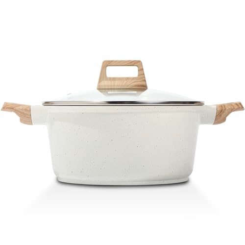 5 Quart Nonstick Granite Stock Pot with Lid