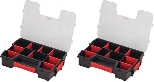 2 Pack CRAFTSMAN 10 Compartment Storage Organizer