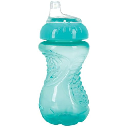 Nuby No-Spill Easy Grip Cup, 10 Ounce, Colors May Vary, 1 Pack
