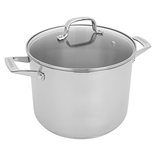 8.5-Quart Stainless Steel Pasta Pot with Strainer Lid