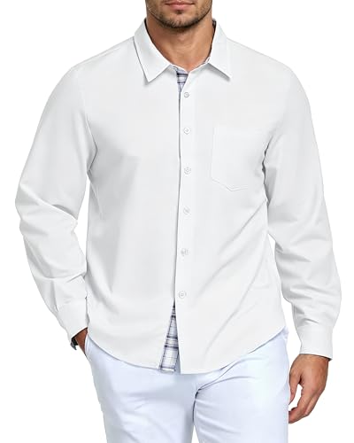 Wrinkle Free Long Sleeve Button Down Dress Shirt