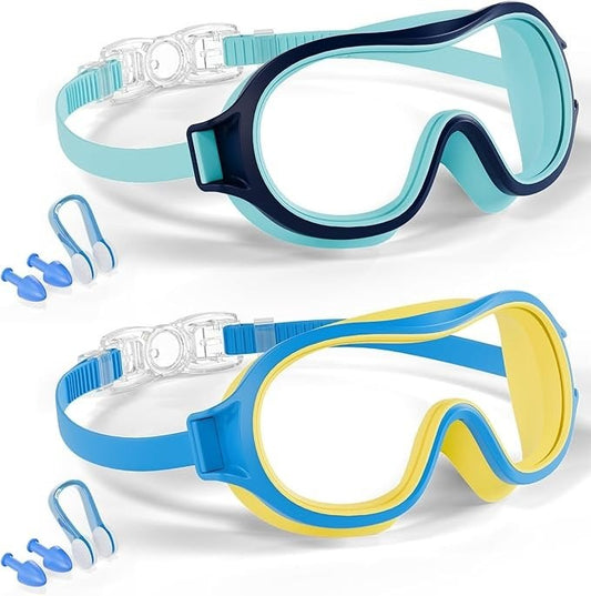 Aegend 2 Pack Swim goggles for Kids