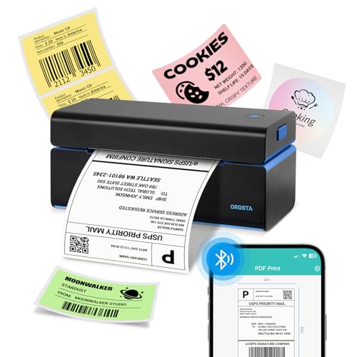 Bluetooth Thermal 4x6 Shipping Label Printer