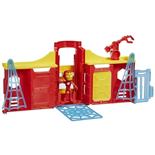Hasbro Spidey Stark Tower Playset with Iron Man Figure