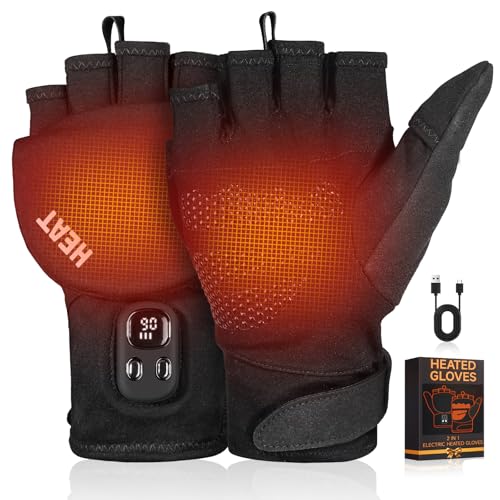 Rechargeable Heated Full and Half Finger Gloves