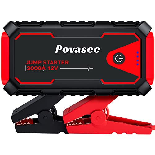 3000A Peak Car Jump Starter Power Bank 12V
