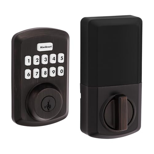 Kwikset Powerbolt 250 Keypad Electronic Deadbolt Door Lock