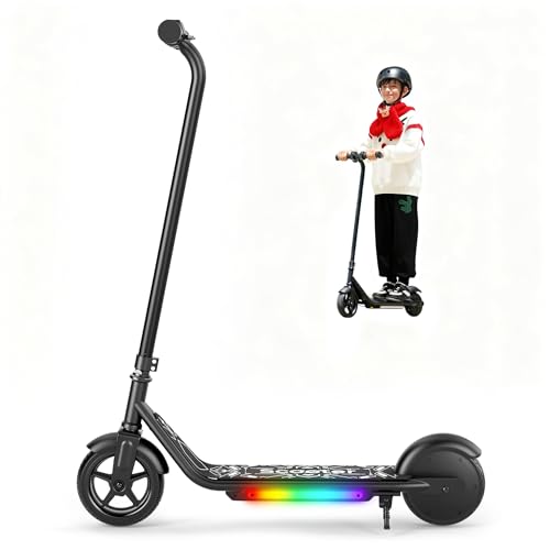 Kids Electric Scooter 150W with Lights and Dual Brakes