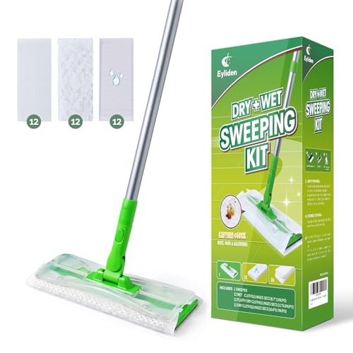 36 Count Sweeper Mop with Dry and Wet Refills