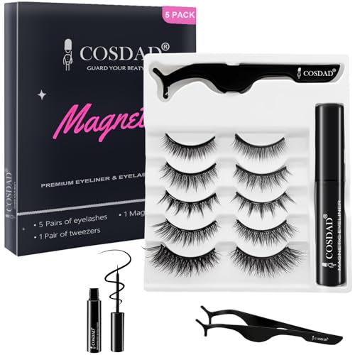 Magnetic Eyeliner and Reusable False Eyelashes Set
